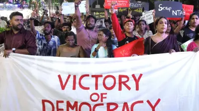 Political forums, students celebrate victory of student protests in Delhi as Union Minister steps down