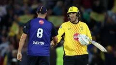 Craig Overton Hits Six Off Twin Brother Jamie in The Hundred