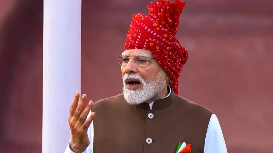 Modi's 13th Independence Day Speech Sets New Record