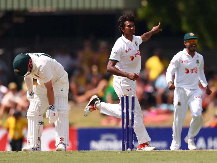 Bangladesh Test Win Looms After Hasan Mahmud Strikes