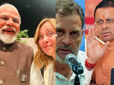 मेलोनी पर टिप्पणी को लेकर फिर भड़के CM धामी, इंदिरा-सोनिया का जिक्र कर राहुल गांधी पर बरसे