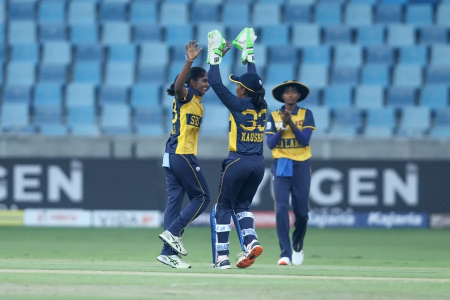 Nilakshika fifty, Athapaththu seven-for rescue Sri Lanka against Indonesia