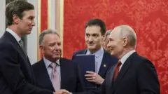 US Envoys Meet Putin in Moscow With Ukraine Peace Proposal
